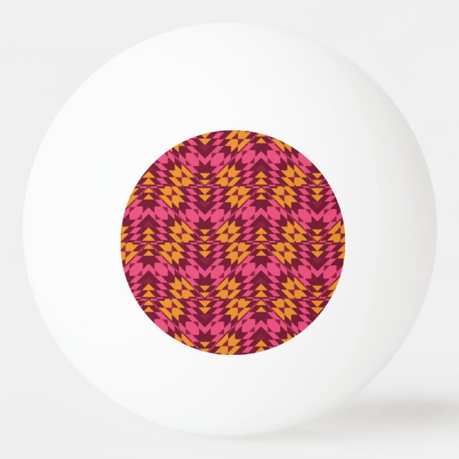 Timeless Geometric: Seamless Pattern Ping Pong Ball (Front)