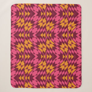 Timeless Geometric: Seamless Pattern Sherpa Blanket