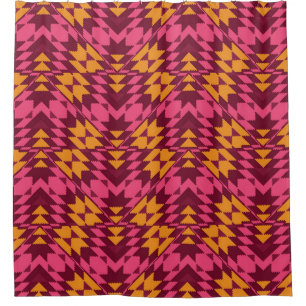 Timeless Geometric: Seamless Pattern Shower Curtain