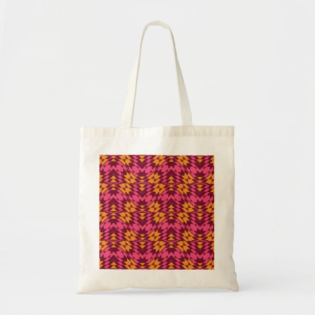 Timeless Geometric: Seamless Pattern Tote Bag (Front)