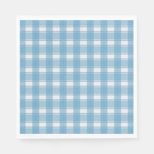 Timeless Gingham Blue Napkin