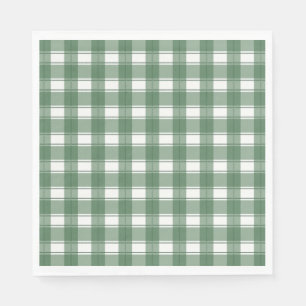 Timeless Gingham Green Napkin