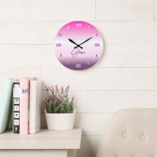 Timeless Glow Gradient Wall Clock