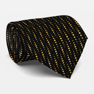 Timeless Gold Geometric Neck Tie Gift for Men
