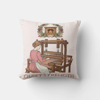 Timeless grace woven with tradition cushion