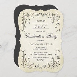 Timeless Graduation Party Invitation