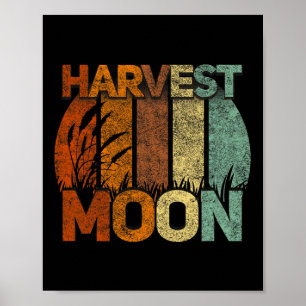 Timeless Harvest Moon Autumn T For Women Men Kids Poster