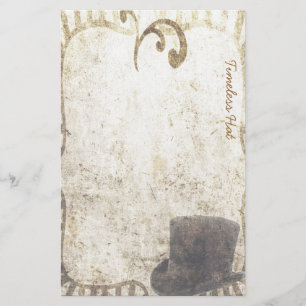 Timeless Hat - Steampunk Stationery