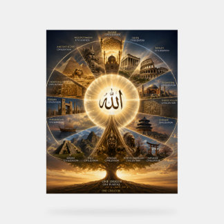 Timeless Heritage of Humanity | Premium Historical Acrylic Sign