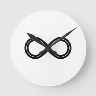 Timeless Infinite Minimalism Round Clock