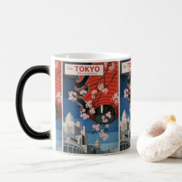 Timeless Japan: Vintage Travel Poster Magic Mug