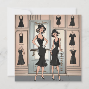 Timeless LBD Card: Classic Expression of Feelings Invitation