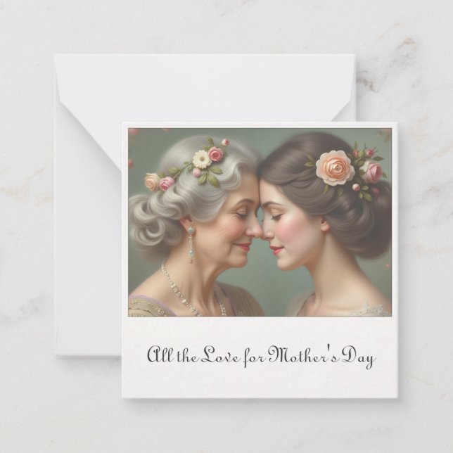 Timeless Love Between Mother and Daughter Card (Front)