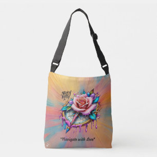 "Timeless Love Compass Tattoo" Crossbody Bag