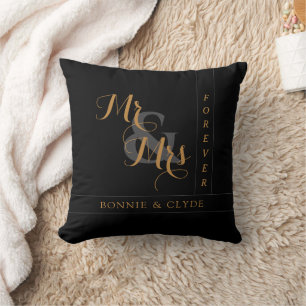 Timeless Love: Mr. & Mrs. Forever Decorative Cushion