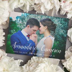 Timeless Love Photo Save the Date