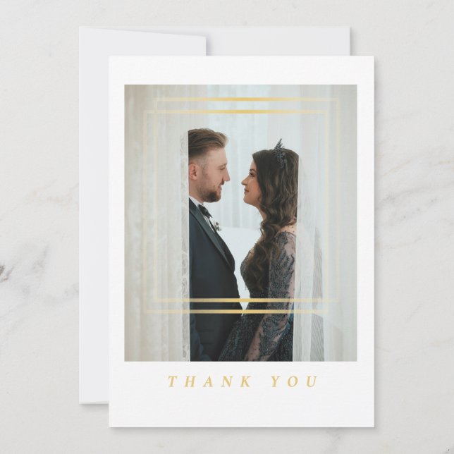 Timeless Love | Romantic Photo Wedding Invite (Back)