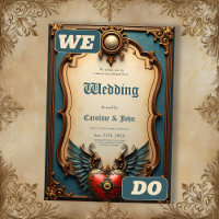 Timeless love, surreal elegance in steampunk style