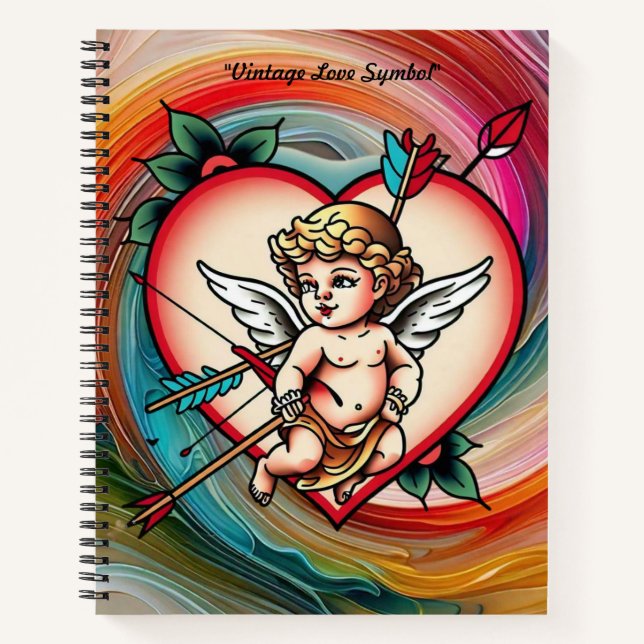 Timeless Love Tattoo Artwork Notebook (Front)