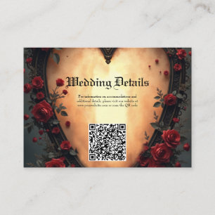 Timeless Love –Victorian Gothic Wedding Collection Enclosure Card