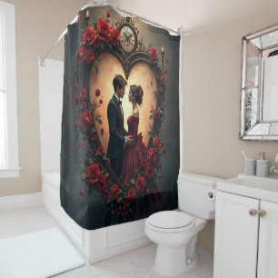 Timeless Love –Victorian Gothic Wedding Collection Shower Curtain