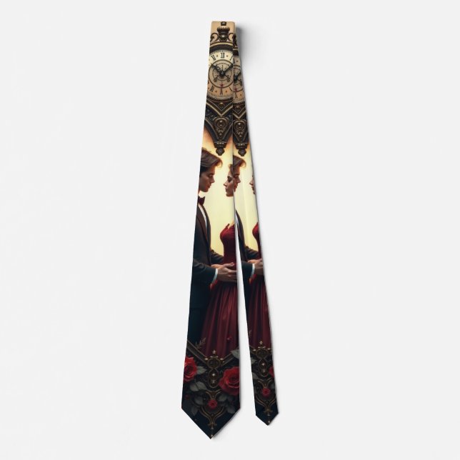 Timeless Love –Victorian Gothic Wedding Collection Tie (Front)