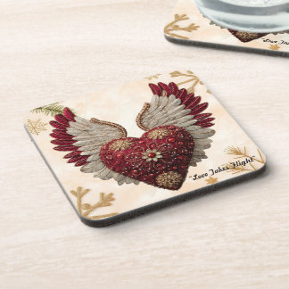 "Timeless Love Wings" Coaster