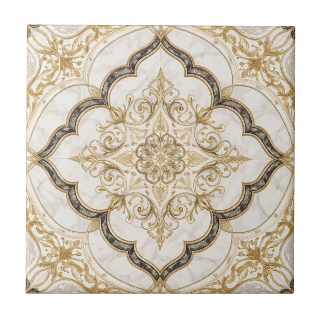Timeless Luxury Seamless Architectural Tile (Front)