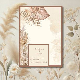 timeless Modern Chic Wedding Elegance Invitation