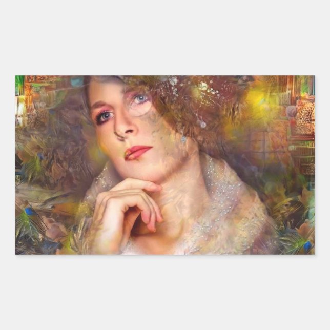 Timeless Moment Rectangular Sticker (Front)