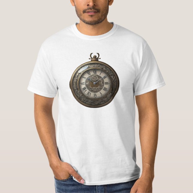 Timeless Moments ⏱️ Classic Pocket Watch 🕰️ T-Shirt (Front)