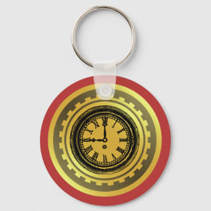 Timeless Motivation Clock Keychain with "Keep It