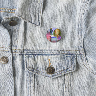 Timeless Mozart Music Keychain 3 Cm Round Badge