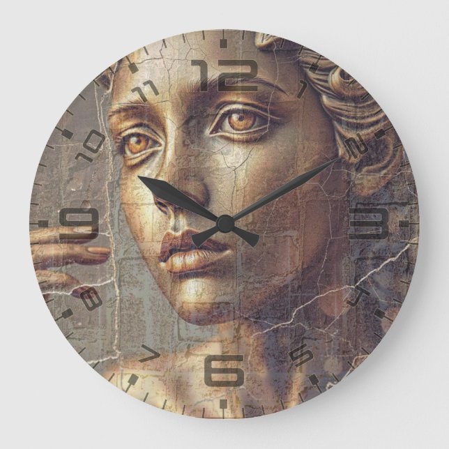 Timeless Muse Vintage Wall Clock (Front)