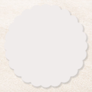 Timeless, neutral, Romantic blush pink wedding Paper Coaster
