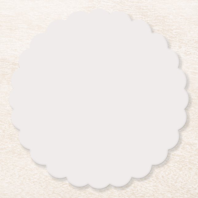 Timeless, neutral, Romantic blush pink wedding  Paper Coaster (Front)