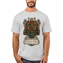 Timeless Norwegian Rosemaling T-shirt: A Legacy of
