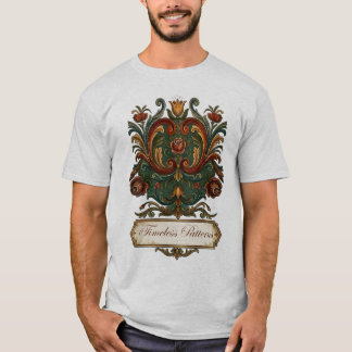 Timeless Norwegian Rosemaling T-shirt: A Legacy of T-Shirt