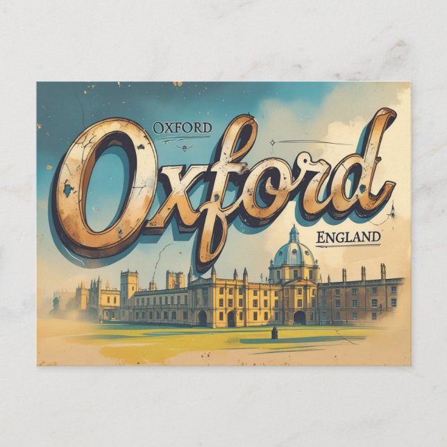 Timeless Oxford Views Postcard (Front)