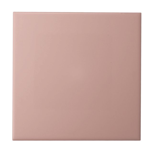 Timeless - Peach Pink Ceramic Tile (Front)