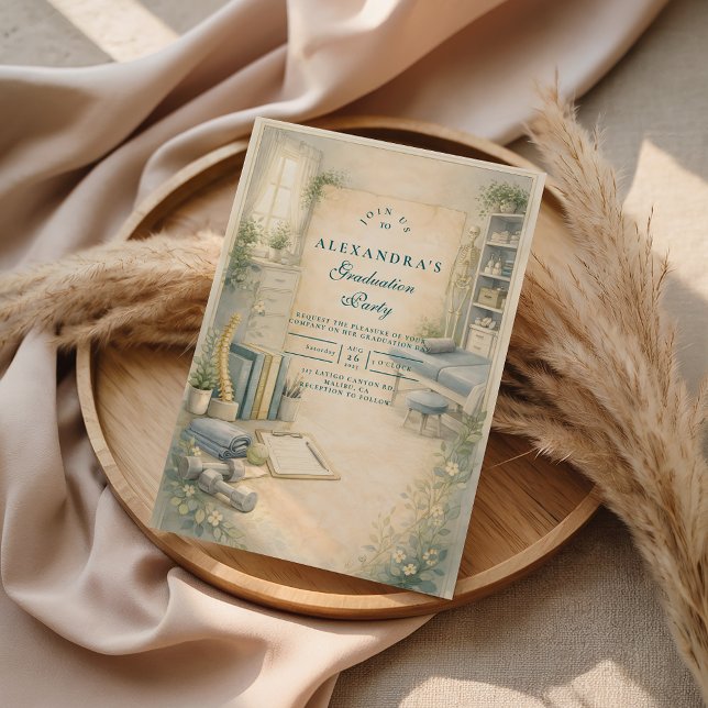 Timeless Physical Therapy Graduate Invitation (Creator Uploaded)