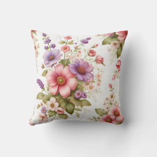 Timeless Pillow Design Vintage Floral Elegance
