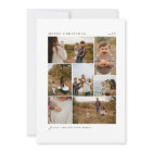 Timeless Plaid Christmas Family 7 Photo Collage