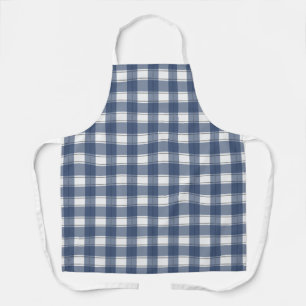 Timeless Plaid Navy Apron