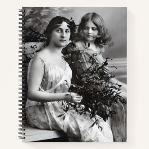 Timeless Portrait of Mother and Daughter  Notebook