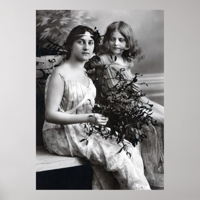 Timeless Portrait of Mother and Daughter  Poster (Front)