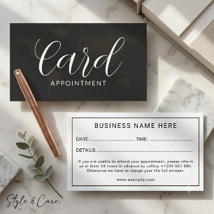 Timeless Professional Elegant Custom Appointment Card