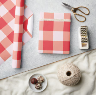 Timeless Red Gingham Farmhouse Country Wrapping Paper