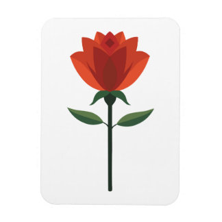 Timeless Red Rose Magnet