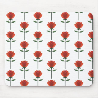 Timeless Red Rose Mouse Mat